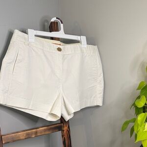 Tory Burch Cream Women's Shorts